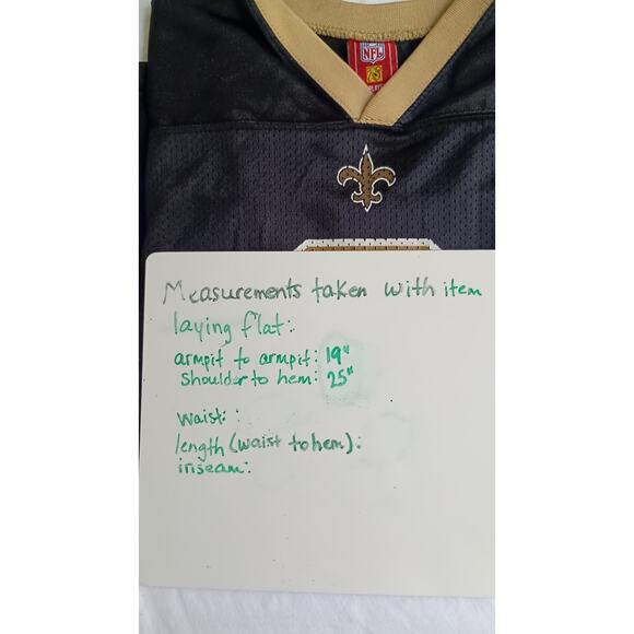 New Orleans Saints Drew Brees #9 Football Jersey Youth Size Large (14-16) - Picture 7 of 7